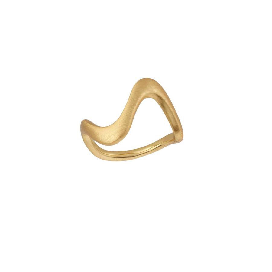 Wave Ring Stor Fra Bybiehl 3704 - Bybiehl Fingerringe  - 1233690108483