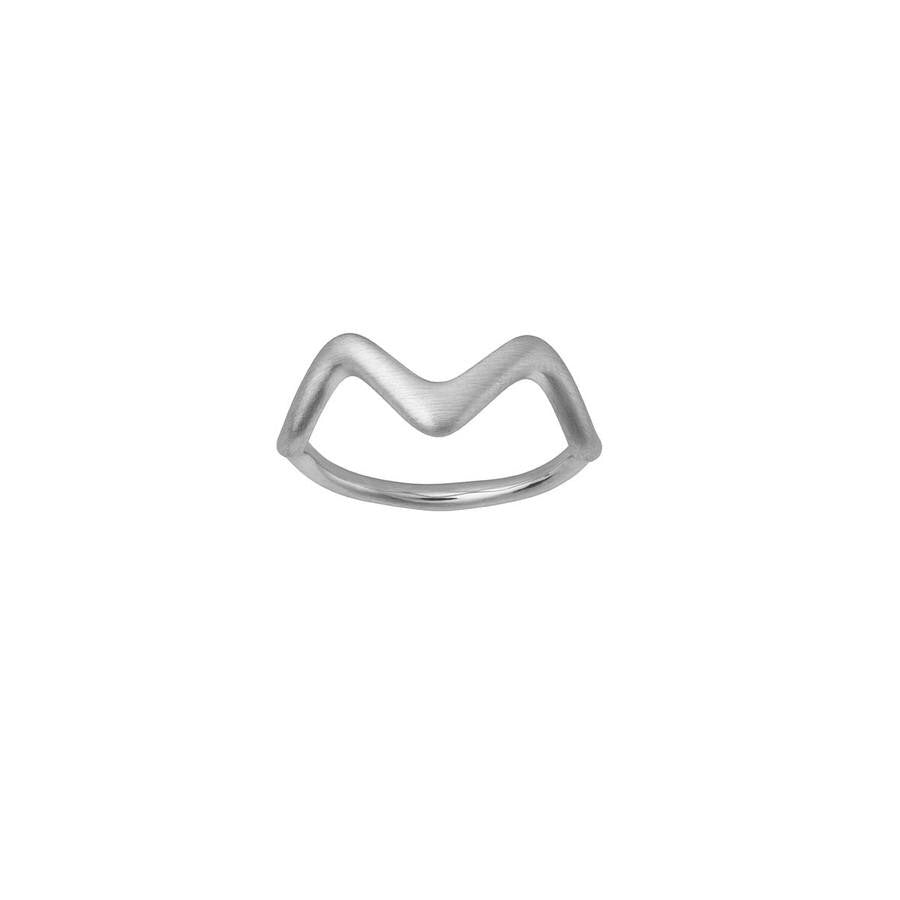 Bybiehl Ring Wave Ring Lille Sølv 3703 - Bybiehl Fingerringe  - 1233690121369