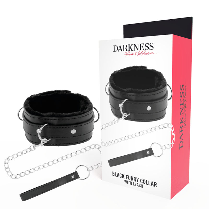 Darkness Bondage Darkness Comfortable Posture Necklace With Leather Chain - Halskæder  - 08435565904081