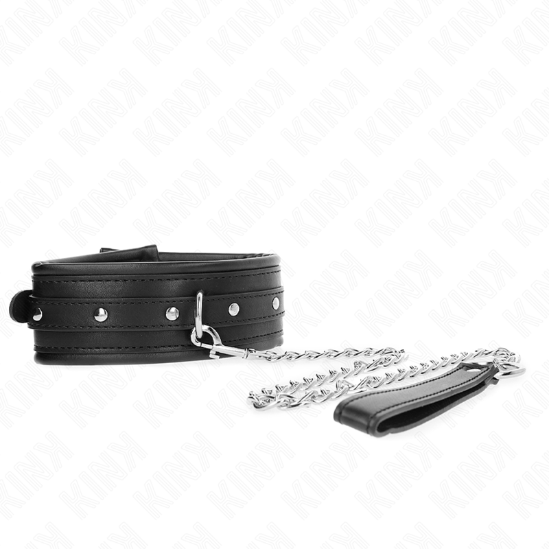 Kink Collar & Gag Kink Necklace With Shiny Buckle Strap - Halskæder  - 08435565941543