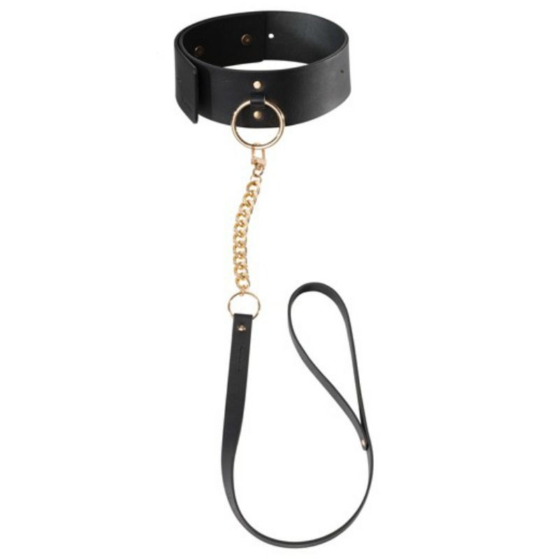 Sort Bijoux Maze Bijoux Indiscrets Maze Black Necklace With Strap - Bijoux Maze Halskæder  - 08436562011116