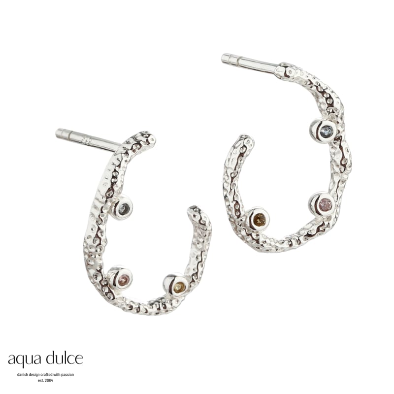 Barbara Earstud Silver - Aqua Dulce Øreringe  - 5740013852900
