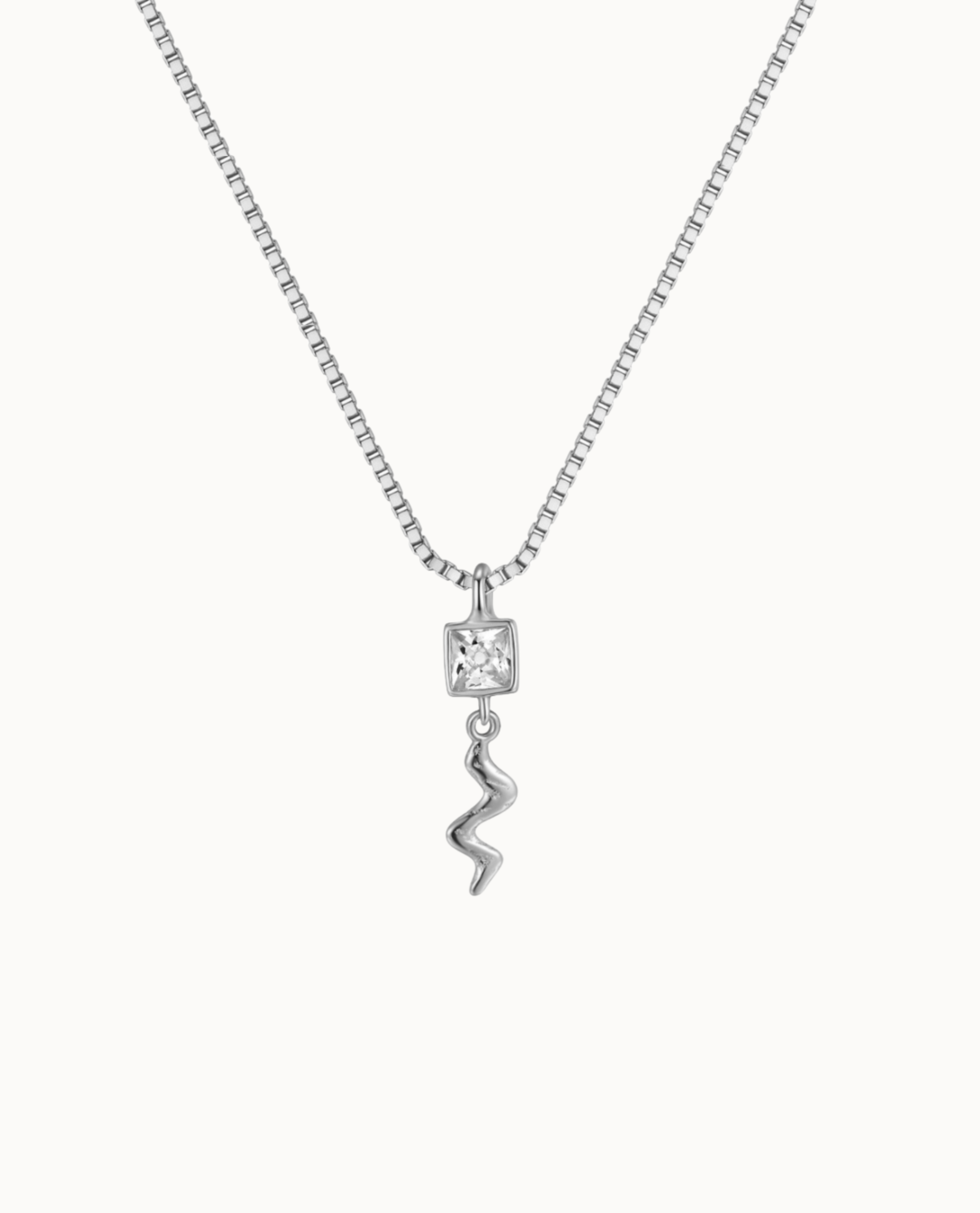 Keziah Necklace Sølv - Nava Copenhagen Halskæder  - 05715461002504