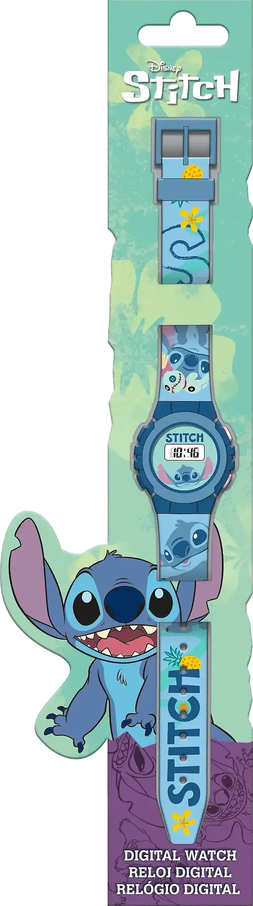 Lilo & Stitch Stitch Digitalt Armbåndsur - Kids Licensing Armbånd  - 8435507892063