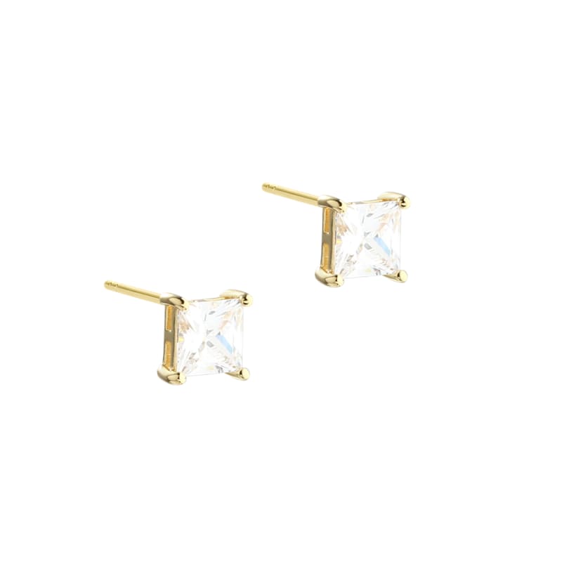 Edge Earstud Golden - Aqua Dulce Øreringe  - 5740013861162