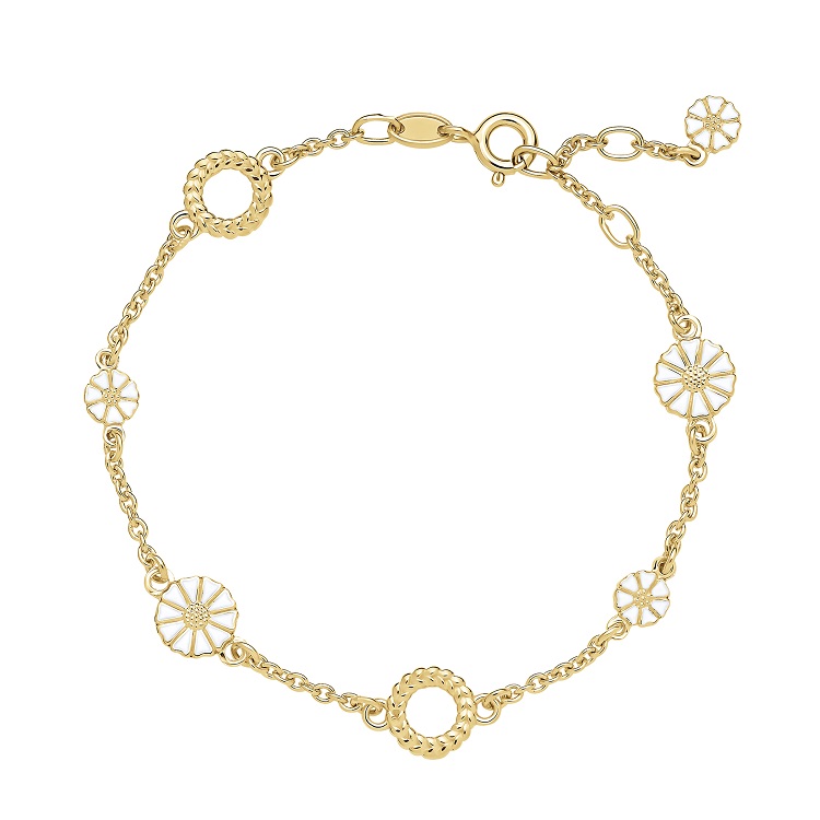 Lund Copenhagen Marguerit Armbånd Med Flettet Cirkel 9015090 - Lund Copenhagen Armbånd