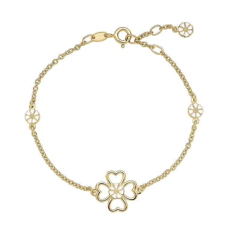Lund Copenhagen Marguerit Armbånd Med Kløver 9015089 - Lund Copenhagen Armbånd