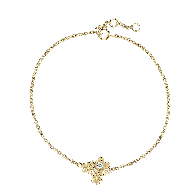 Lund Copenhagen Guld Armbånd Med Diamant 3011360 - Lund Copenhagen Armbånd