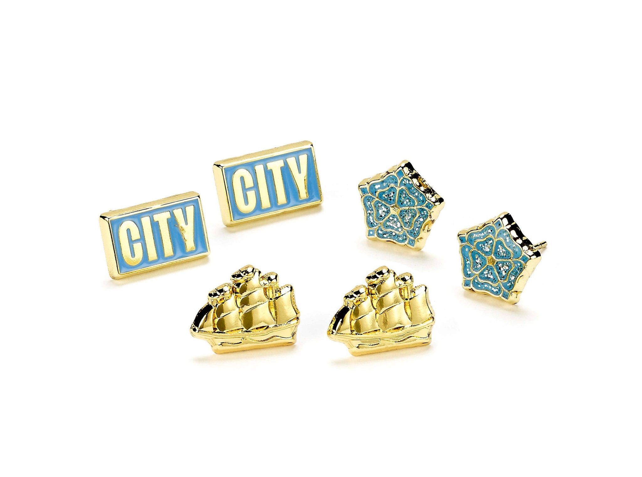 Manchester City Designs Pakke - Lukaki.dk Øreringe  - 5055583462429