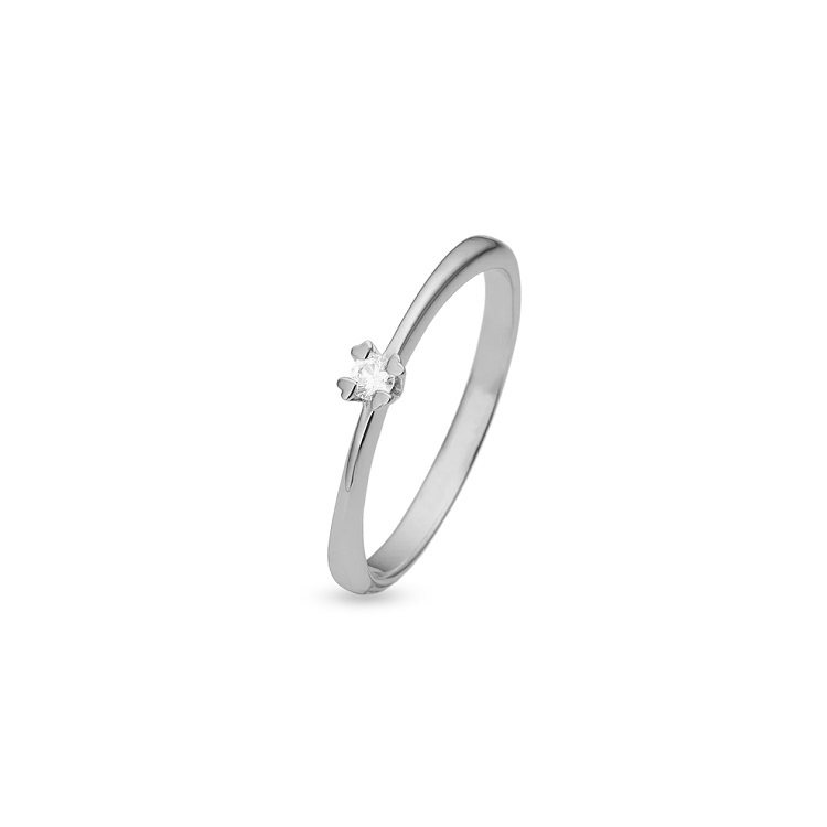 Mary Sølv Ring Labgrown Diamant 21647705 - Aagaard Fingerringe