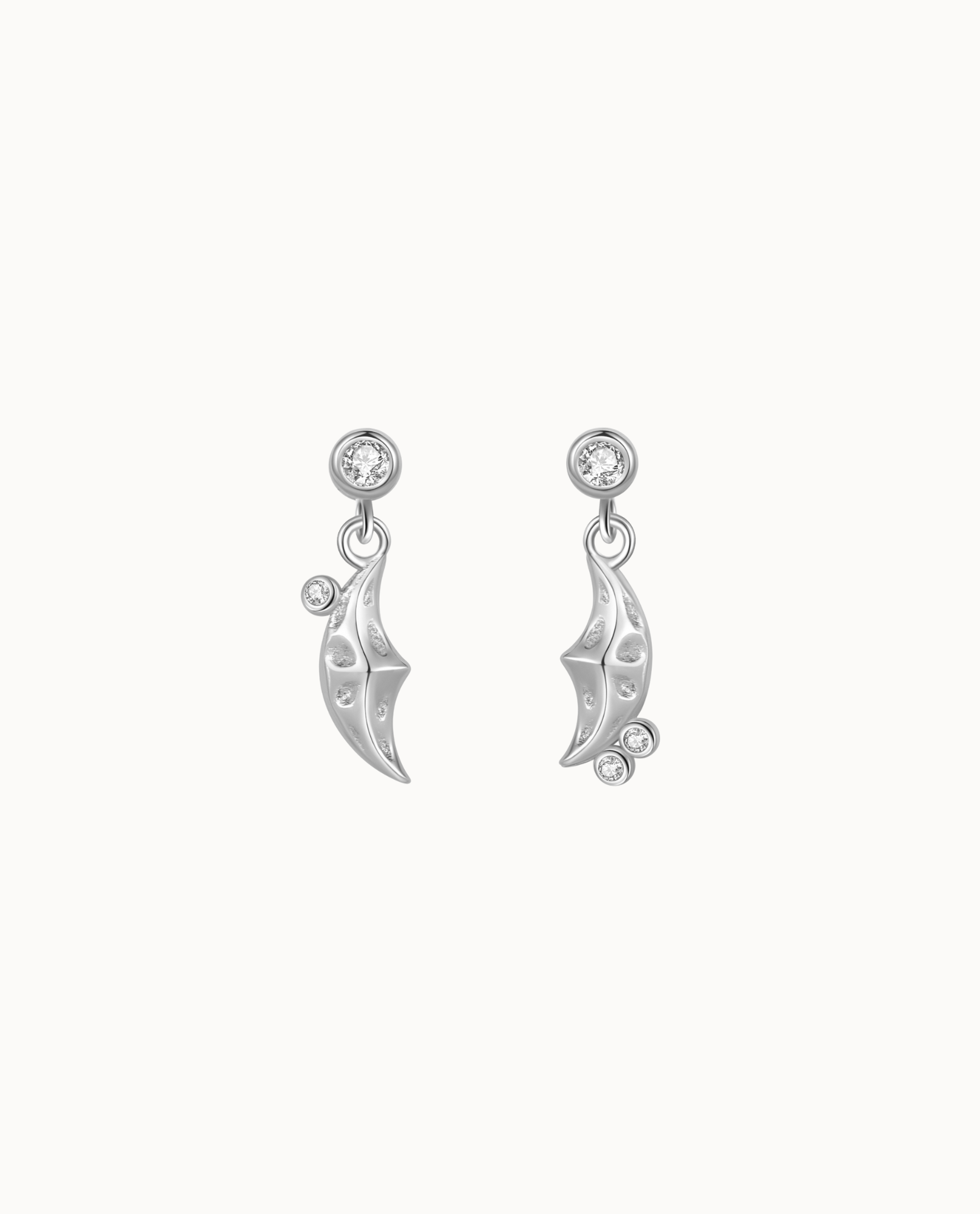 Neoma Earrings Sølv - Nava Copenhagen Øreringe  - 05715461001484