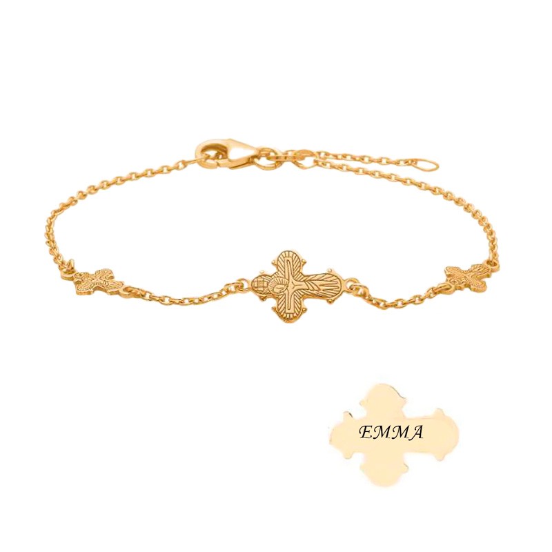 Nordahl Andersen Med Dagmarkors Armbånd Forgyldt - Armbånd  - 5711008344915