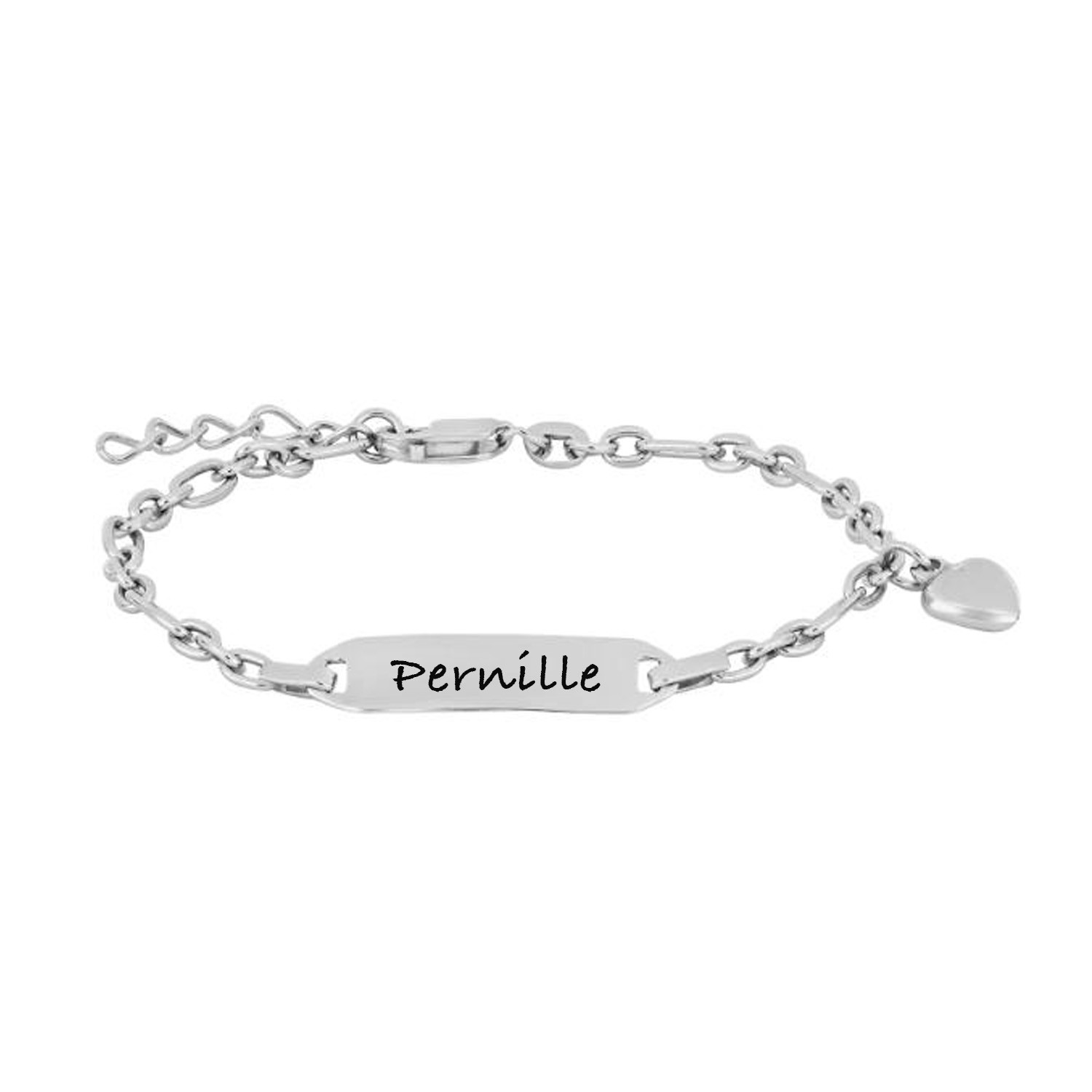 Nordahl Andersen Sølvarmbånd Plade Hjerte - Armbånd  - 5711008473509