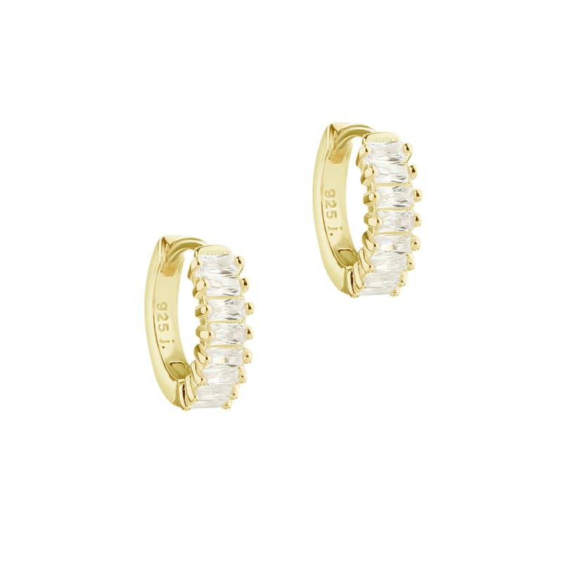 Philina Clear Golden - Aqua Dulce Øreringe  - 5740013858537
