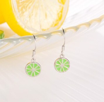 925 Sølv Lemon 466 - Øreringe