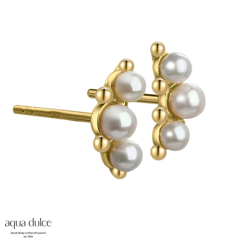 Page Earstud Golde - Aqua Dulce Ørestikkere  - 5740013846114