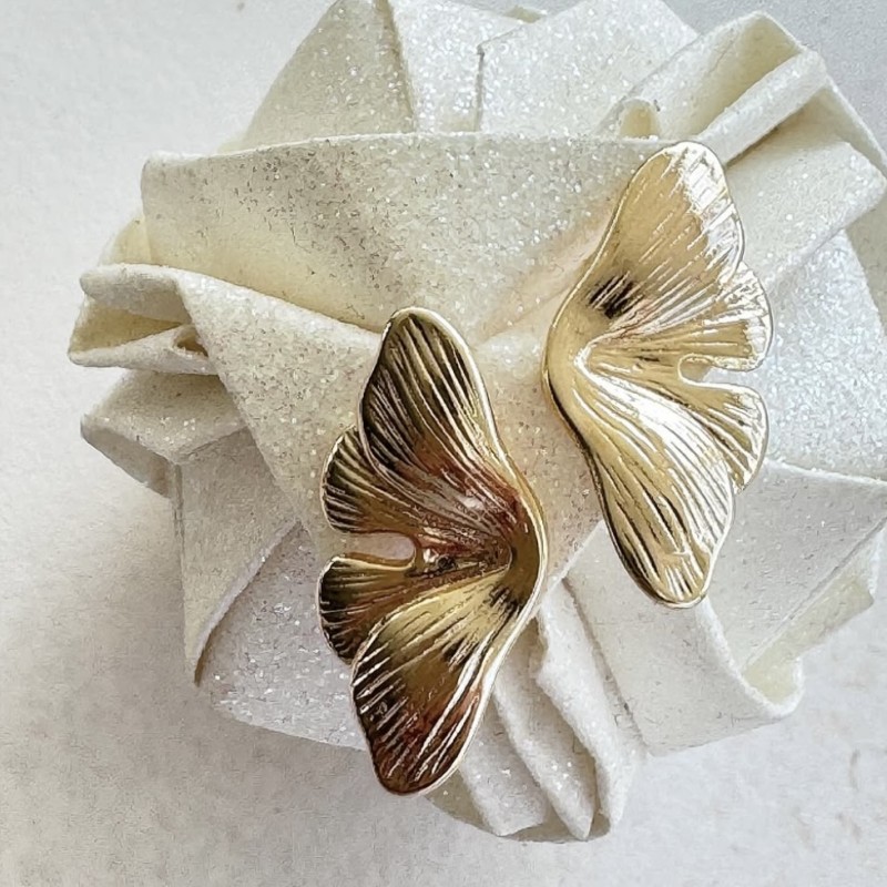 ørestikker Friihof Siig Guldbelagt Butterfly - Friihof + Siig Øreringe
