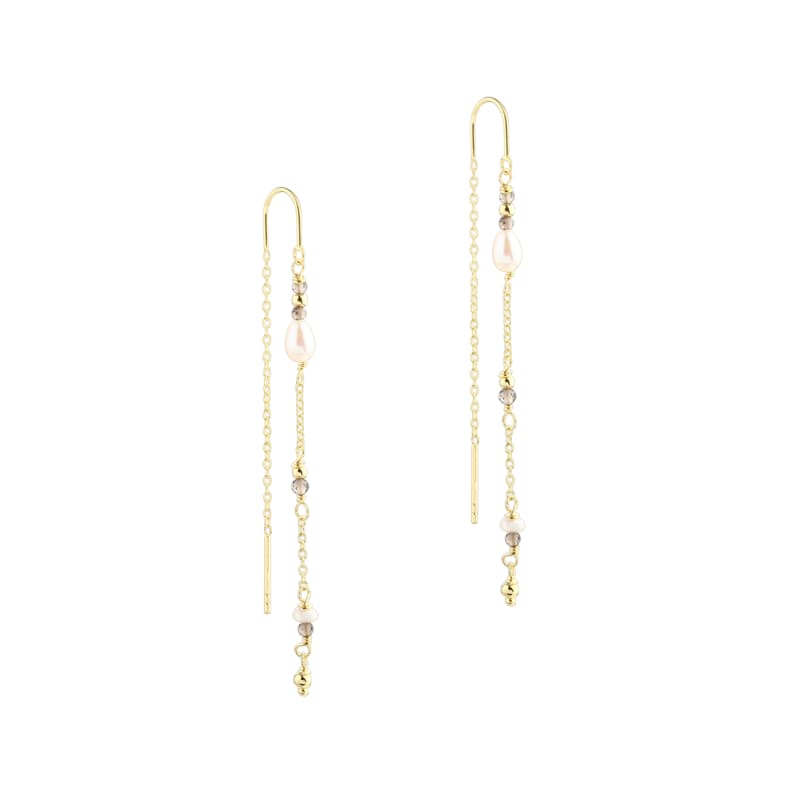 Coast Smokey Earthread Golden - Aqua Dulce Øreringe  - 5740013859145