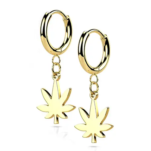 Cana ørering Pvd Gold - Øreringe