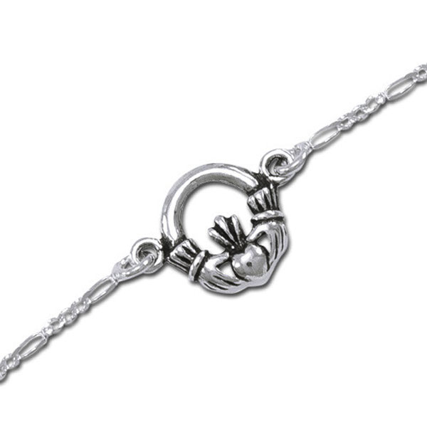 Ankelkæde Med Claddagh 5cm - Ankelkæder