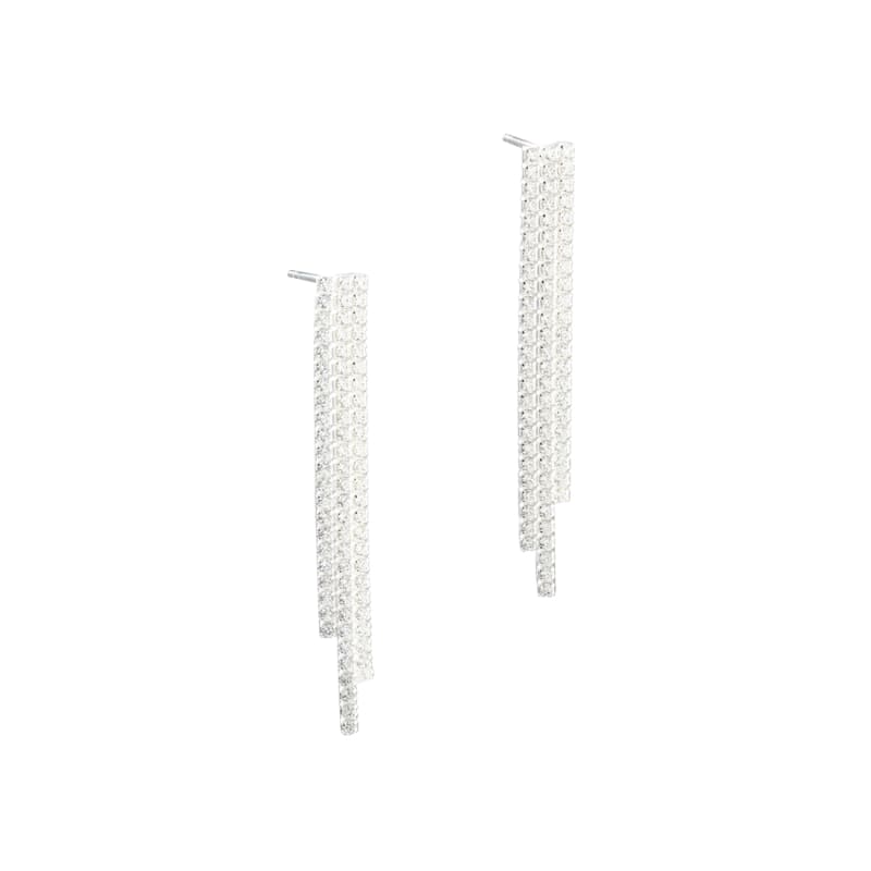 Tennis Darling Earstud Silver - Aqua Dulce Øreringe  - 5740013861315