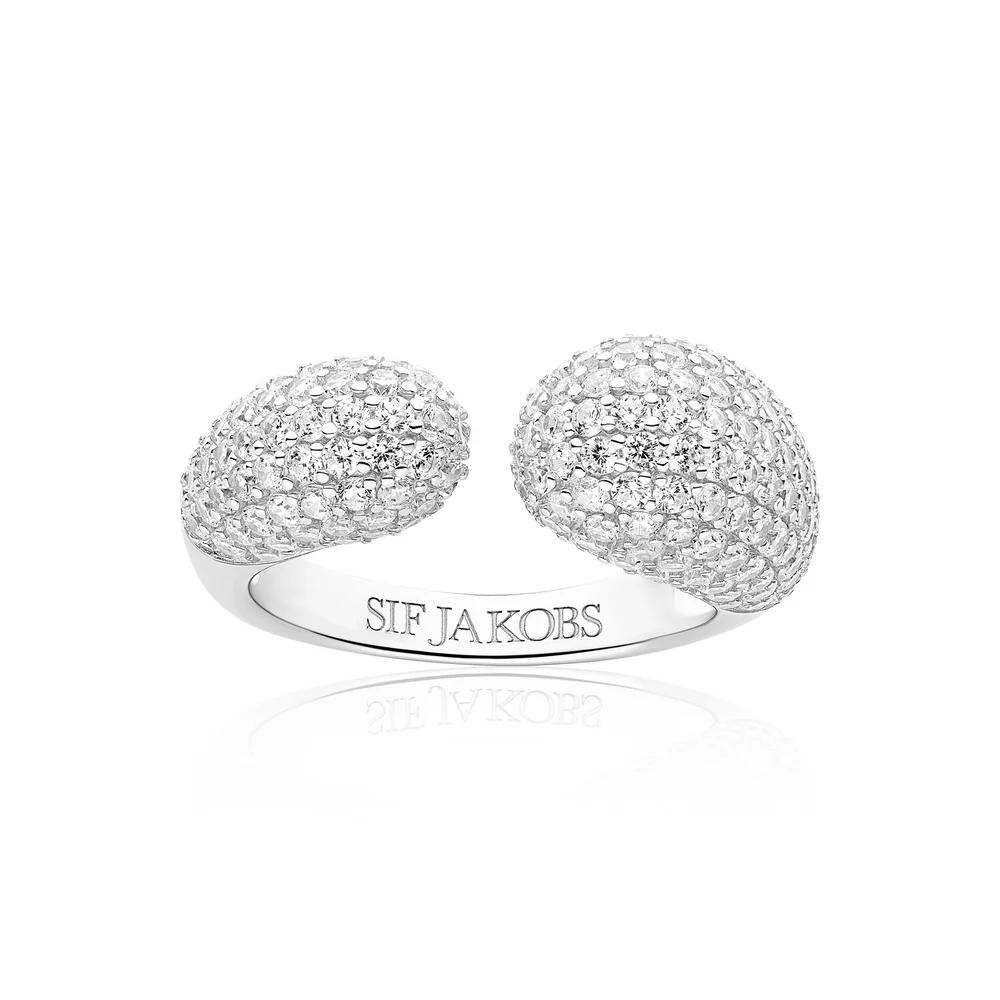 Sif Jakobs Goccia Ring Sterling Sølv Med Sten Zirkonia R2481 - Sif Jakobs Fingerringe  - 1233690237626