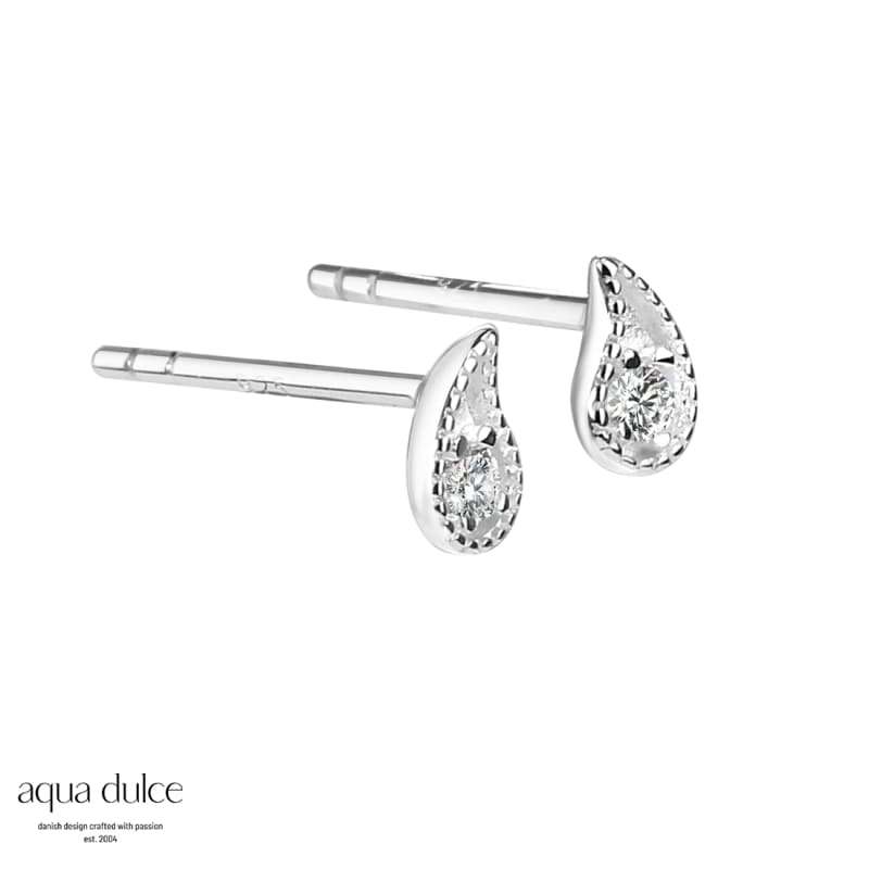 Vims Earstud Silver - Aqua Dulce Ørestikkere  - 5740013844943
