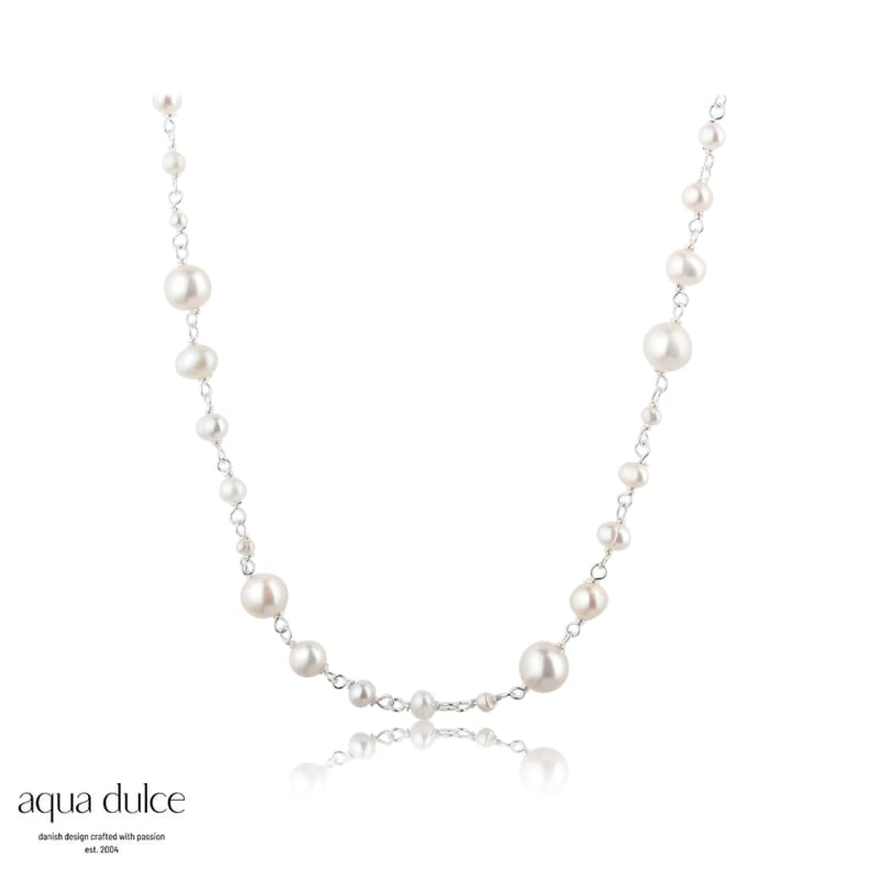 Ghita Necklace Silver - Aqua Dulce Halskæder  - 5740013855994