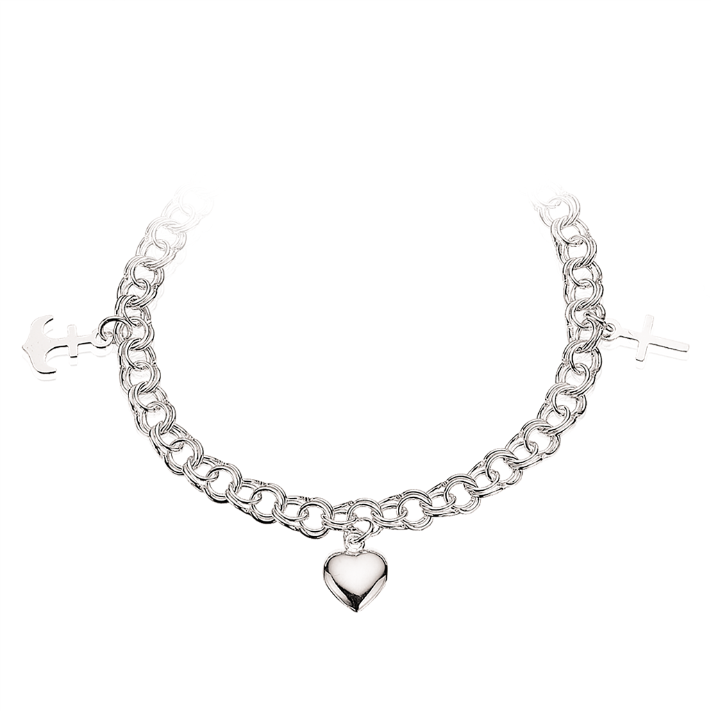 Scrouples Tro Håb Kærlighed Armbånd Sølv - Scrouples Armbånd  - 5704012056417