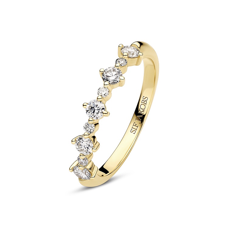 Sif Jakobs Brina Ring Guld Labgrown Diamant R2535 - Fingerringe