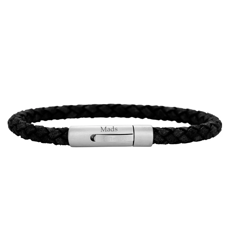 Sort Son Noa Armbånd Kalveskind 23cm - Son Of Noa Armbånd  - 5711008270283
