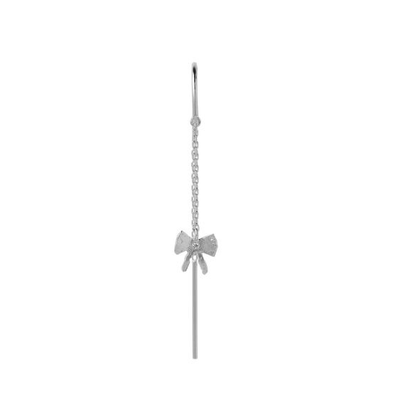 Stine ørering Petit Bow Double Chain 1353 - Stine A Øreringe