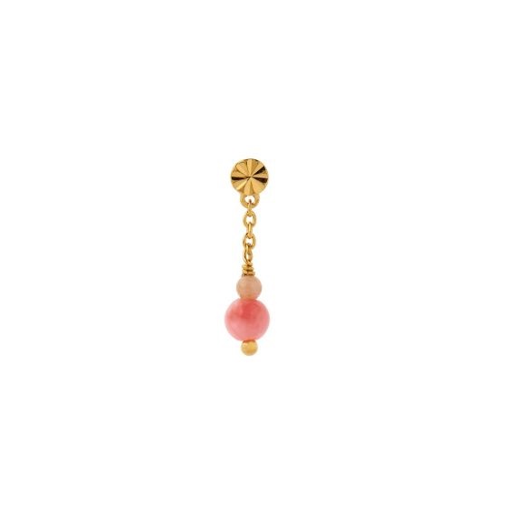 Stine ørering Tres Petit Etoile With Coral 1361 - Stine A Øreringe