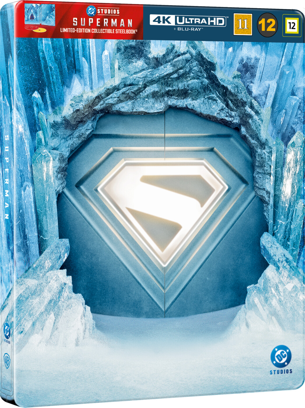 Superman 2025 Steelbook Ring Fortress Blu Ray - Fingerringe  - 7333018035478
