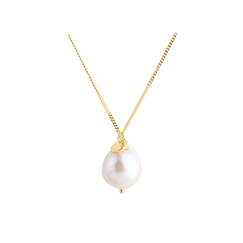 Barok Long Necklace Golden - Aqua Dulce Halskæder  - 5740013860783