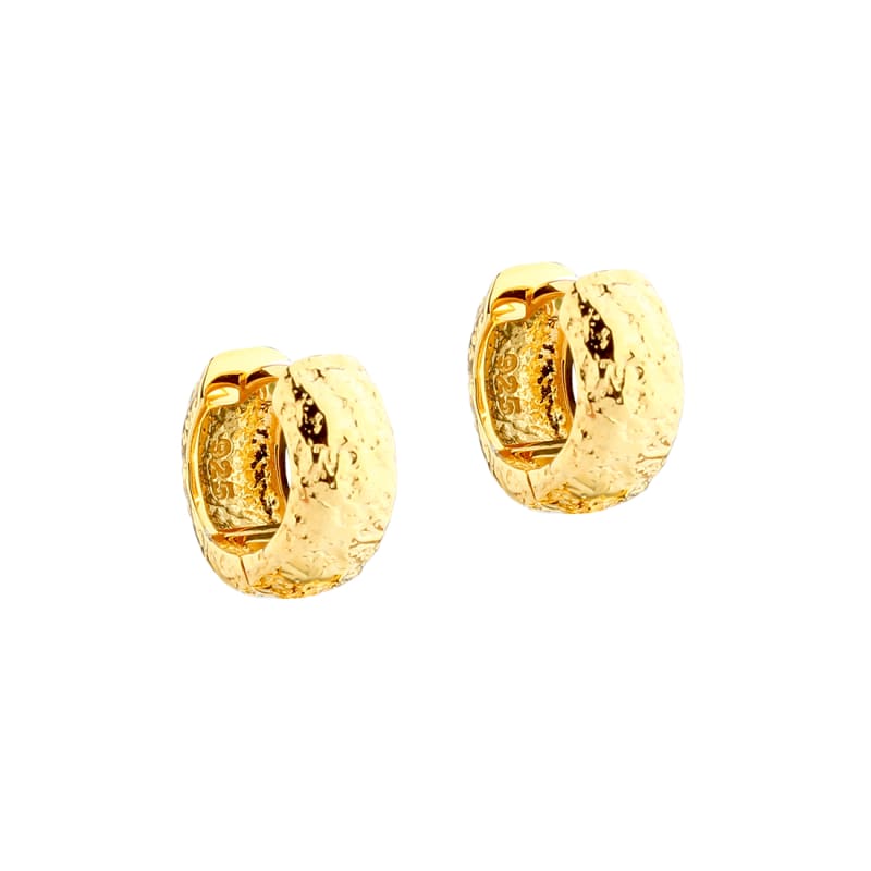 Love Hoop Golden - Aqua Dulce Øreringe  - 5740013859206