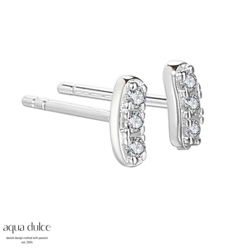 Seed Earstud Silver - Aqua Dulce Ørestikkere  - 5740013844905