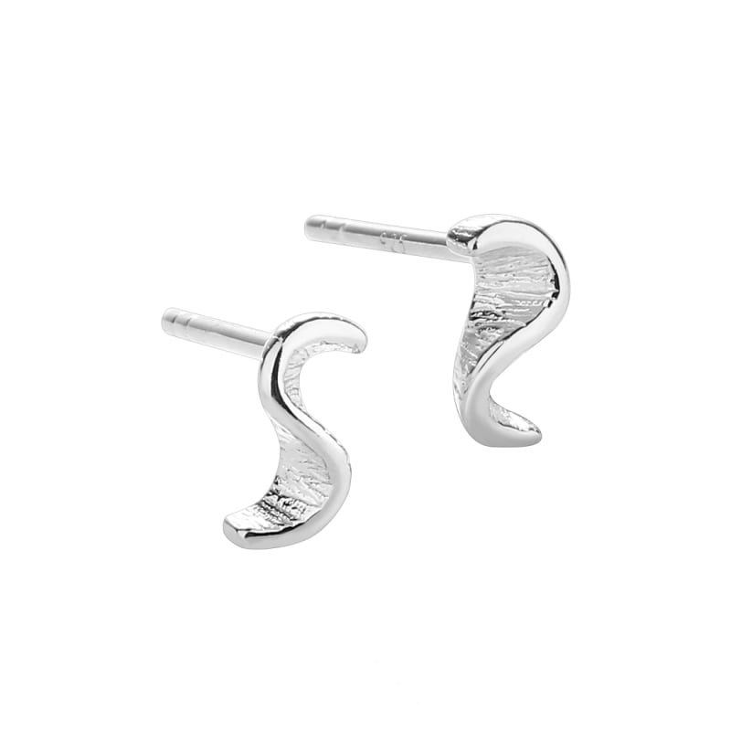 Rhumba Earstud Silver - Aqua Dulce Øreringe  - 5740013850951