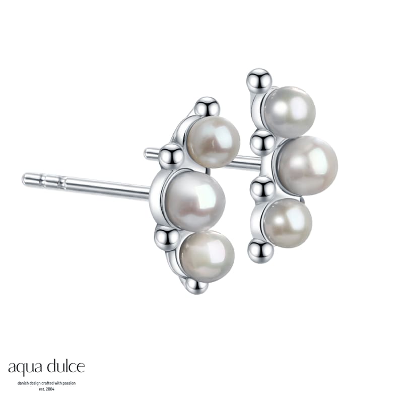 Page Earstud Silver - Aqua Dulce Ørestikkere  - 5740013846107
