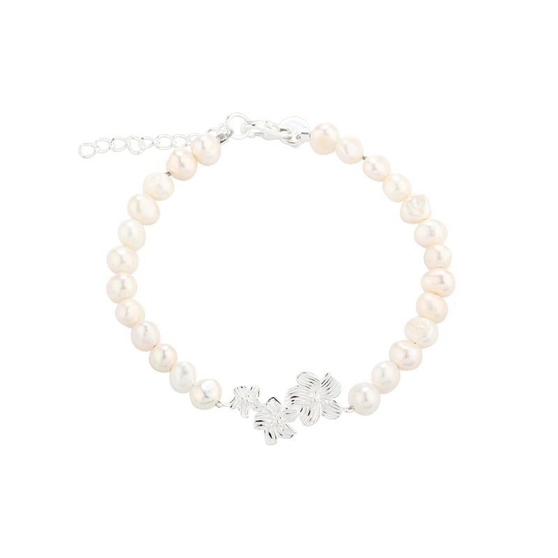 Jasmin Pearl Bracelet Silver - Aqua Dulce Armbånd  - 5740013858933