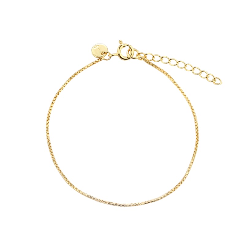 Round Box Bracelet Golden - Aqua Dulce Armbånd  - 5740013860141