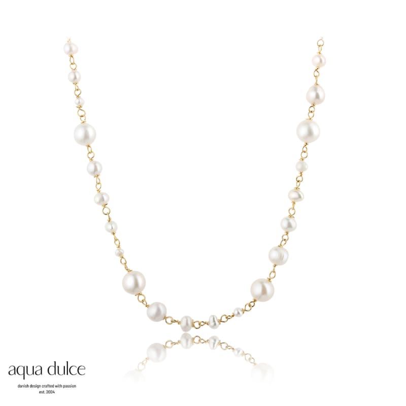 Ghita Necklace Golden - Aqua Dulce Halskæder  - 5740013856007